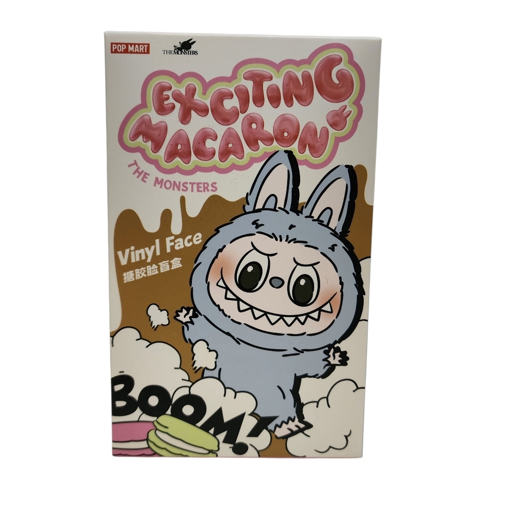 Authentic Pop Mart Labubu Monsters Exciting Macaron Soymilk Vinyl Sealed Confirm